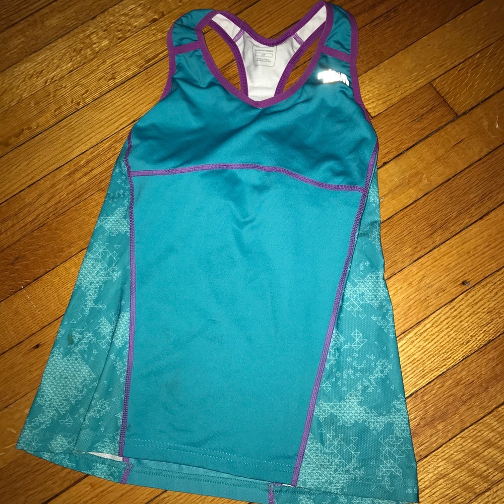 North Face athletic top